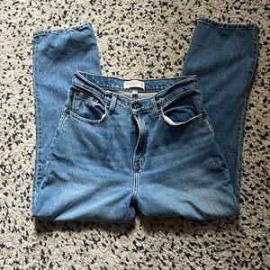 Abercrombie & Fitch the 90s straight ultra high rise 28 XS